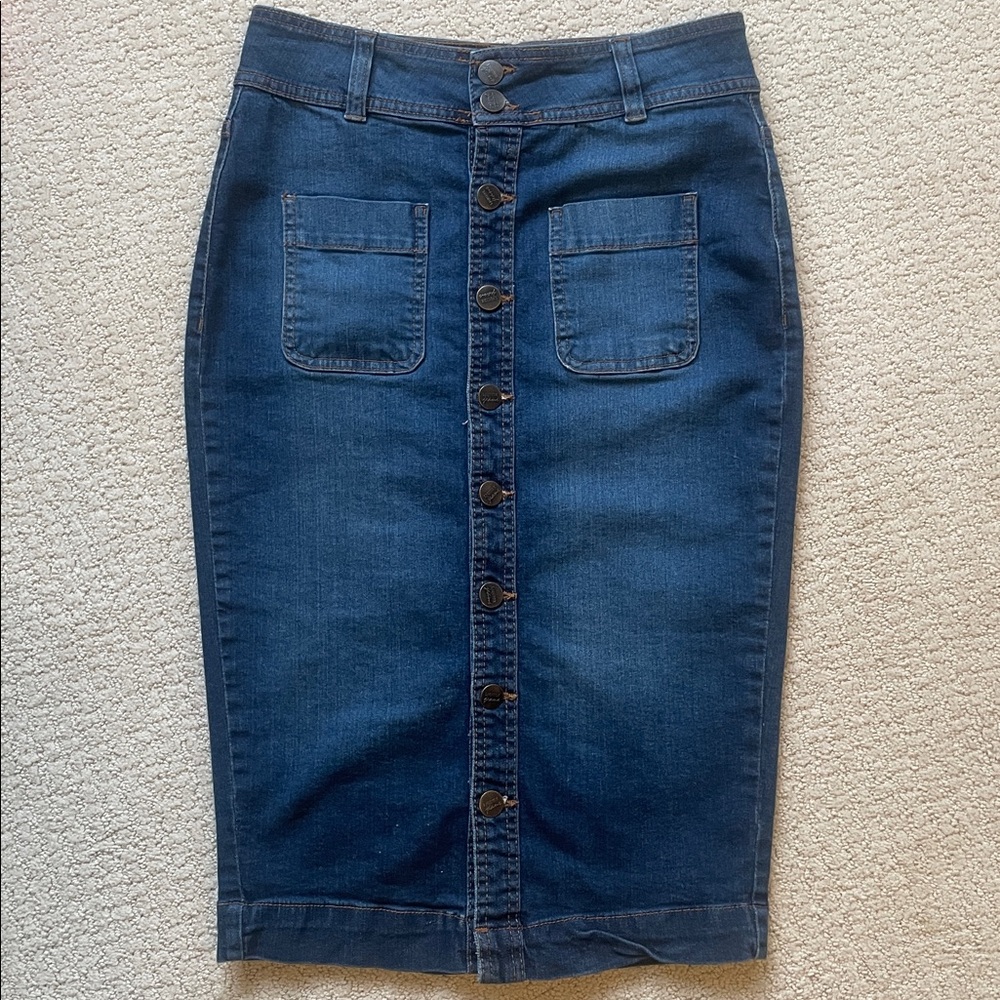 LIQUIDx Jeans Pencil Skirt
